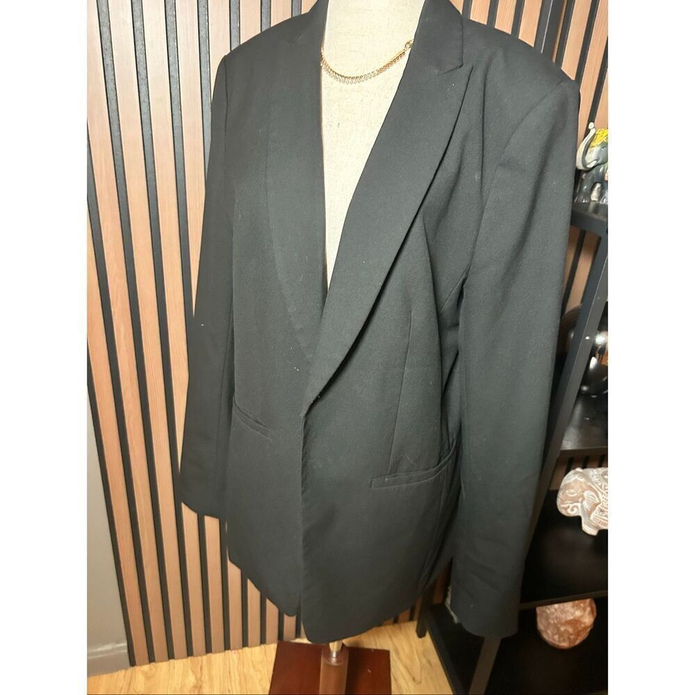 H&M black work blazer size medium work attire